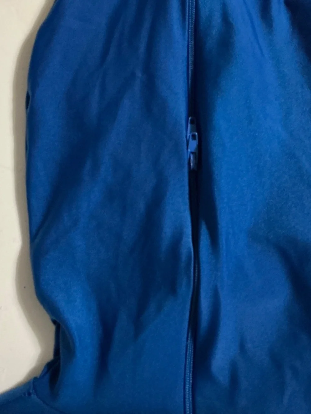 Blue morph suit with minion glasses medium
